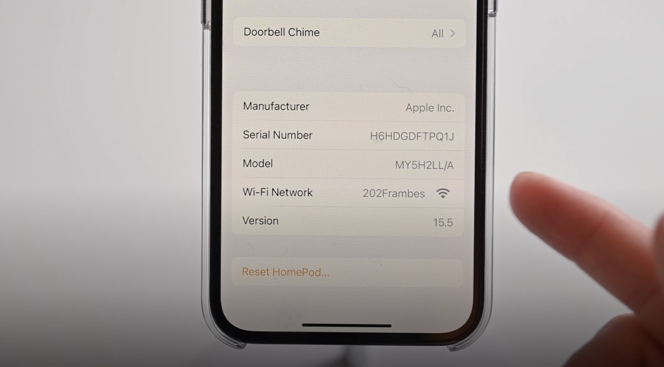 HomePod Wi-Fi signal