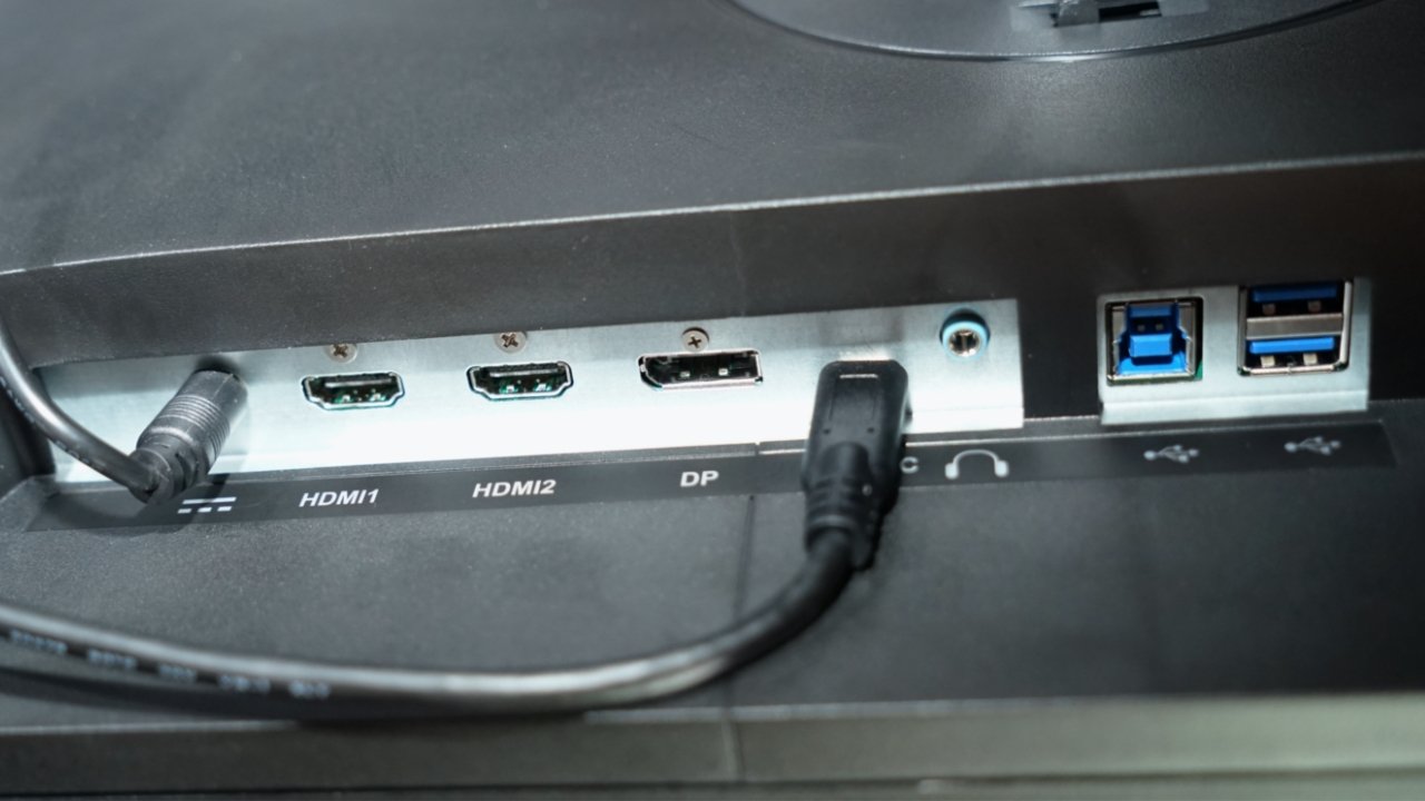 There are plenty of port options for connecting multiple devices on your desk