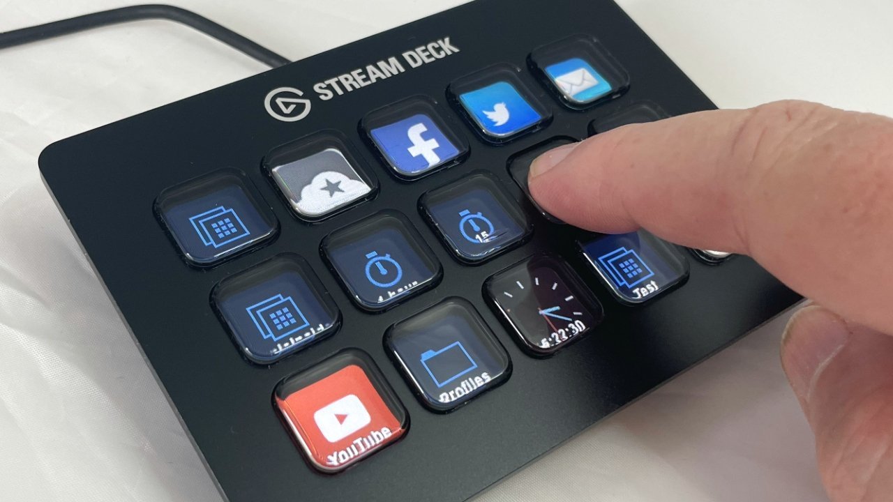 An Elgato Stream Deck