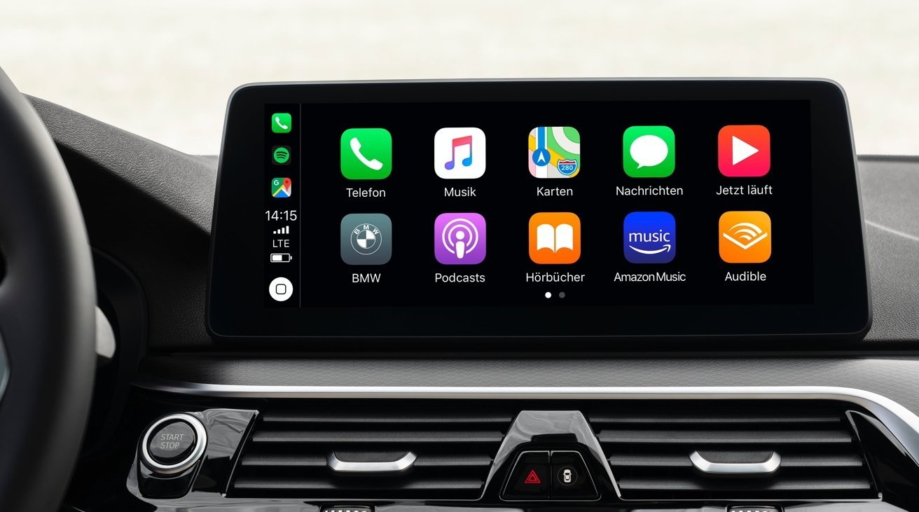 CarPlay in a BMW