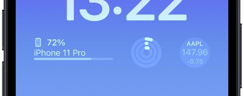 新鲜方便实用！苹果 iOS 16 Beta 添加到 iPhone 锁屏所有小组件大盘点：电量、天气...