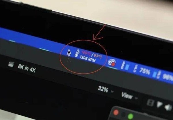 M2 MacBook Pro再翻车！满载运行温度达108℃
