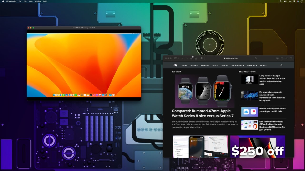 VirtualBuddy lets macOS Ventura run within an app window