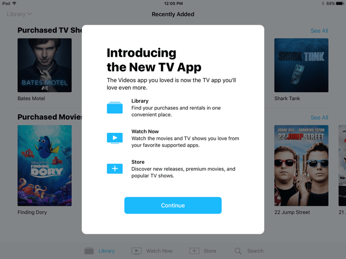 new-tv-app