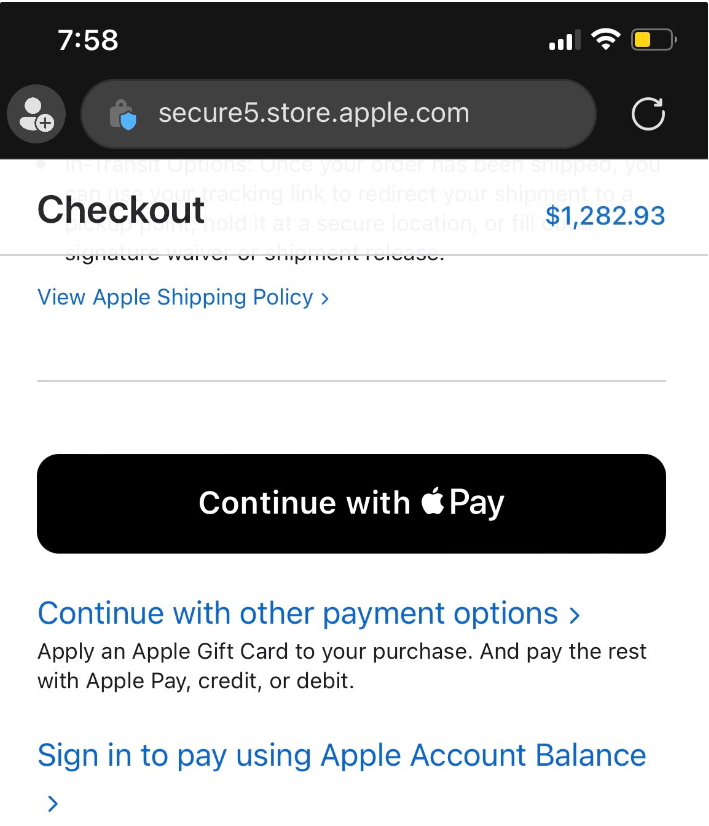 苹果 iOS 16 放开限制，允许在 Chrome、Edge 和 Firefox 浏览器中使用 Apple Pay 支付