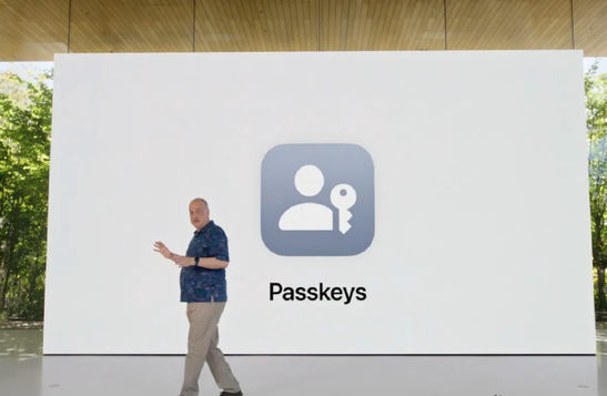 苹果“Passkeys“技术，指纹或刷脸即可完成相应登录