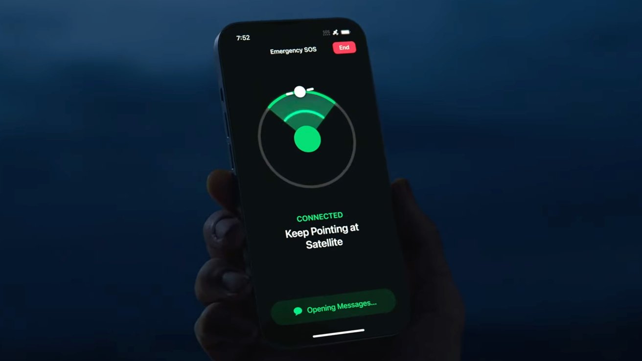 Connect any iPhone 14 model directly to a satellite in emergencies