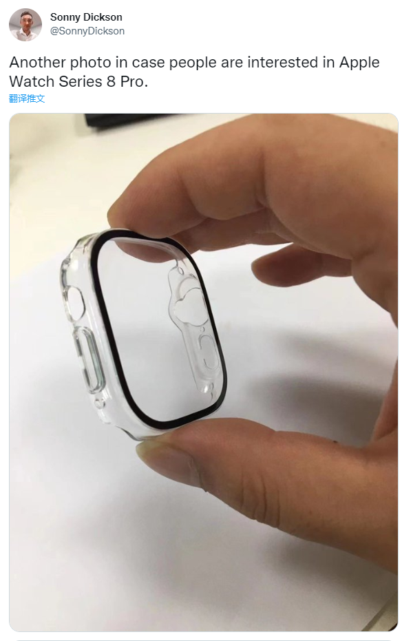 苹果 Apple Watch Pro 保护壳曝光：暗示全新方形表壳