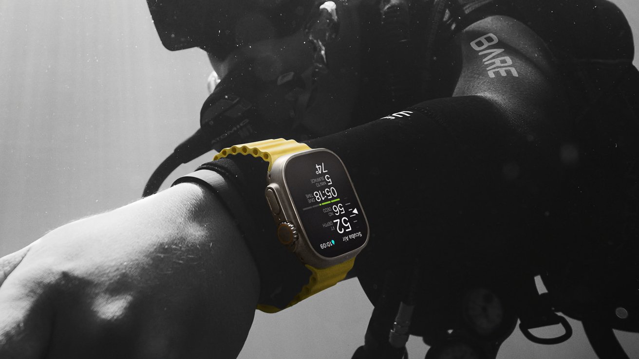 Apple Watch Ultra can function as a dive watch