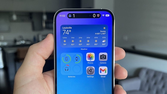苹果 iPhone 14 Pro 系列灵动岛在 iOS 16.1 中可实时显示体育赛事比分