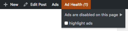 ad health with error