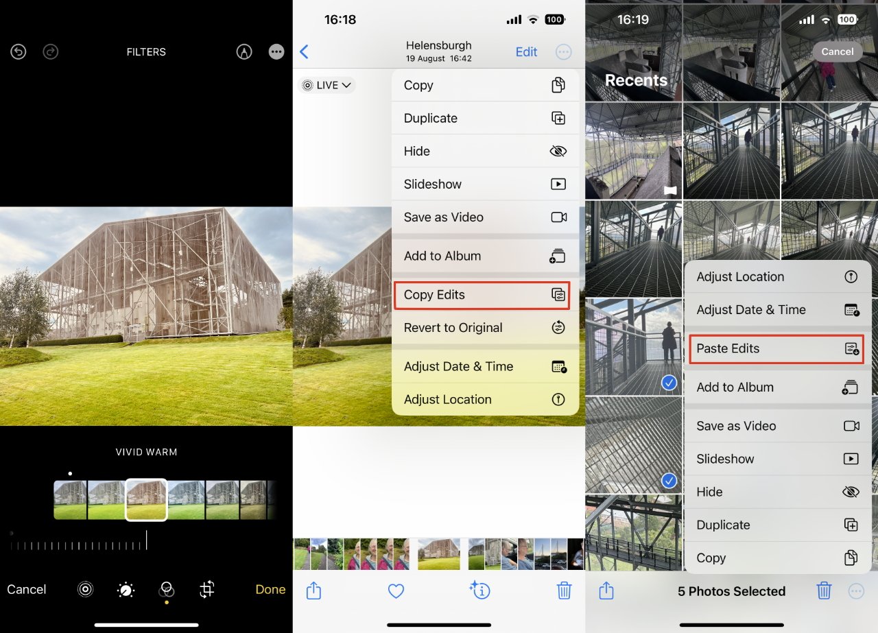 Batch editing photographs is handy if you have a lot taken of the same object or location. 