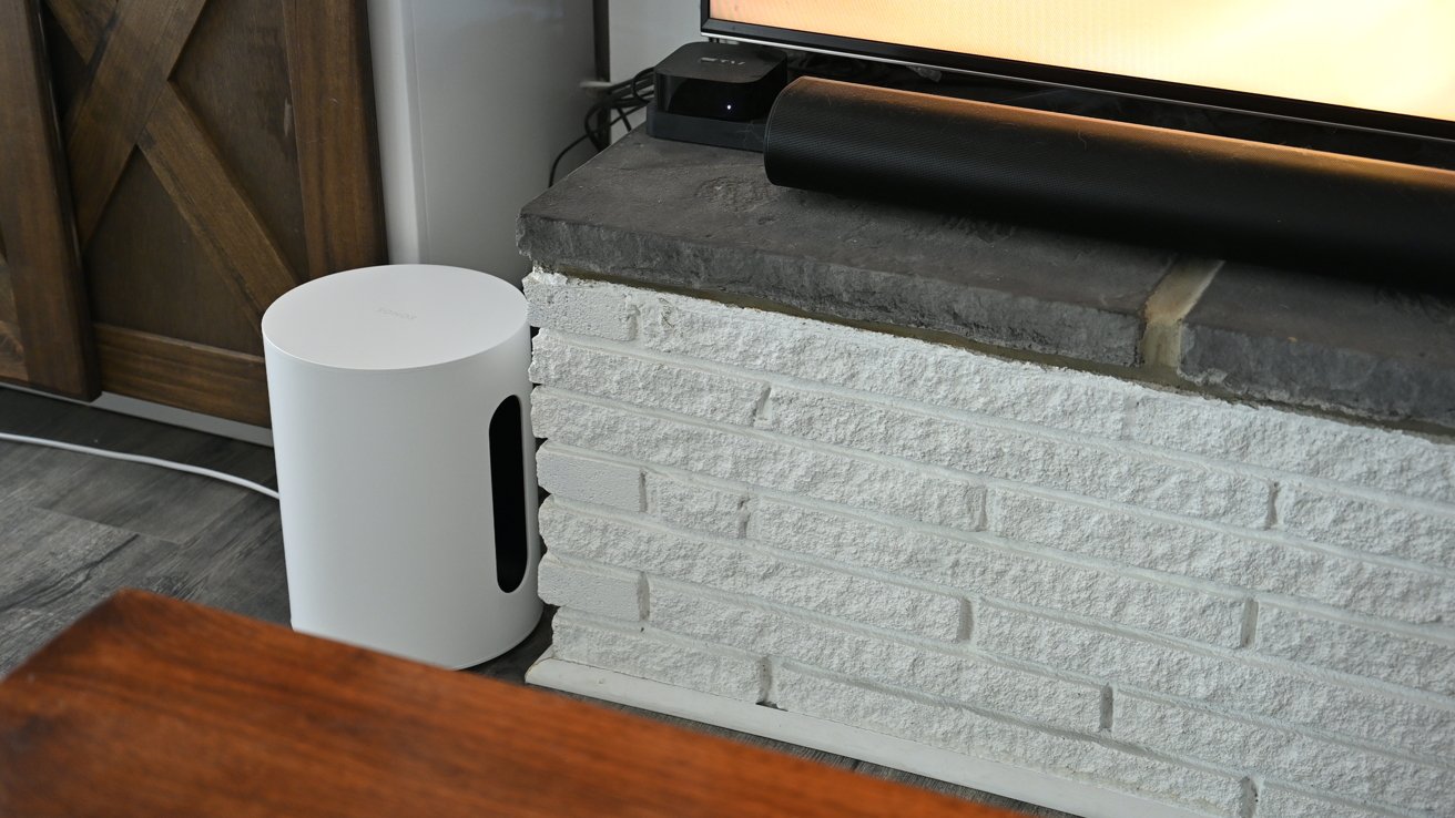 Sonos Sub Mini in the living room