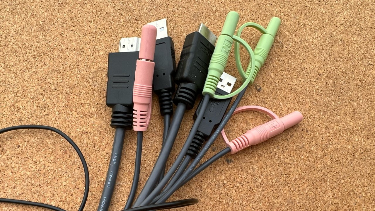 You can't replace any of the provided cables