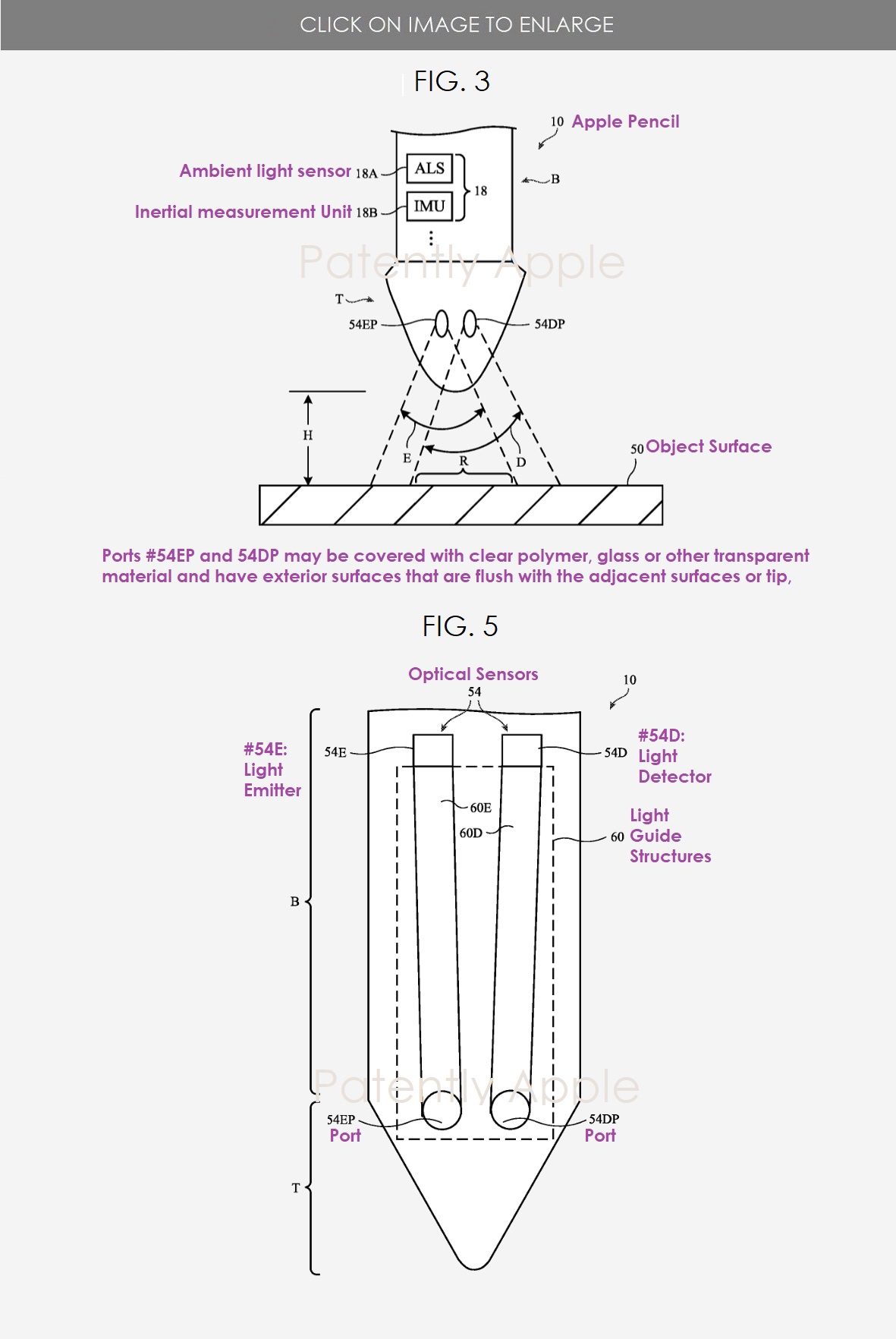 苹果新专利：下一代 Apple Pencil 或内置光学传感器，可采样表面颜色和纹理