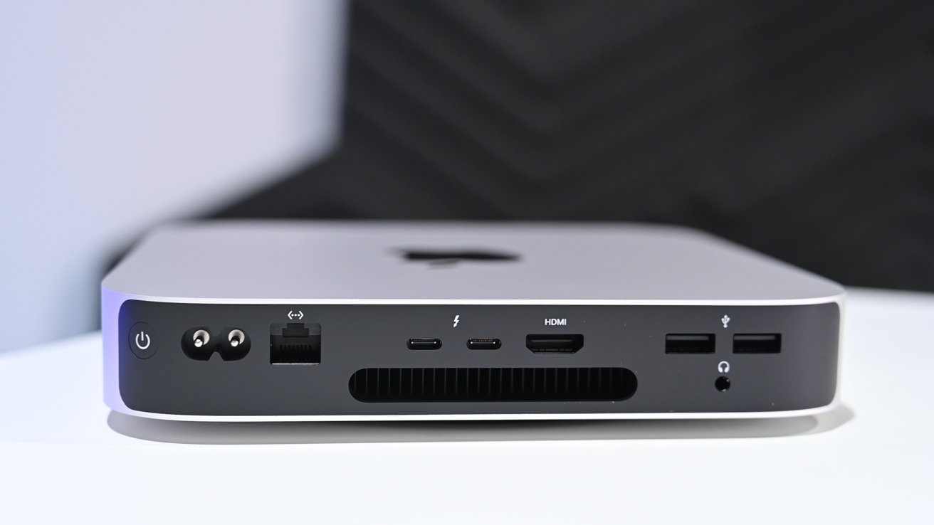 Mac mini M2 ports