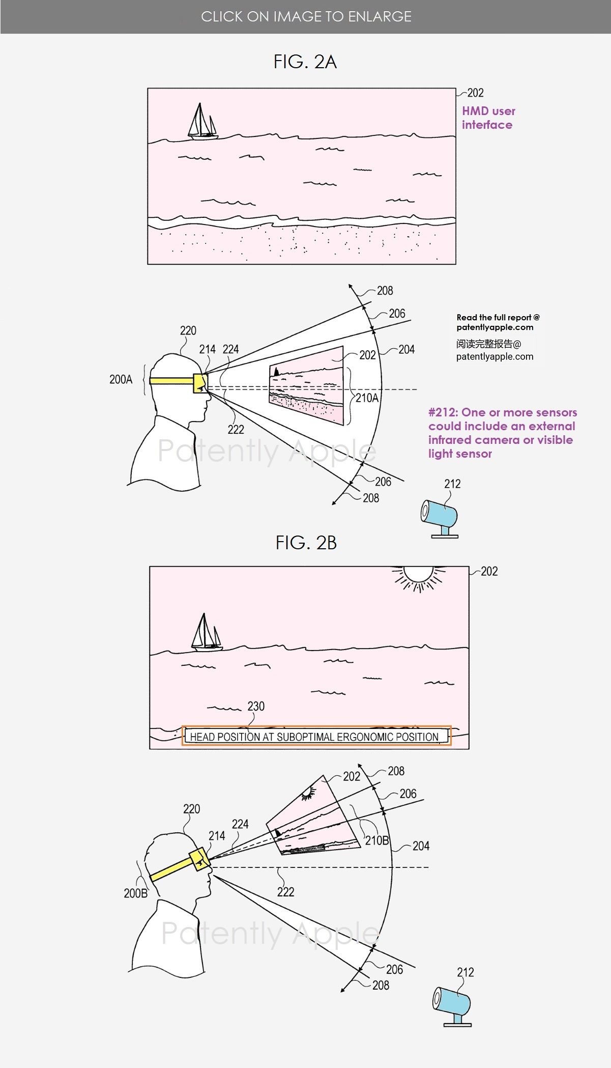 苹果获得混合显示头显 Gaze 技术专利：更好地保护佩戴者颈部