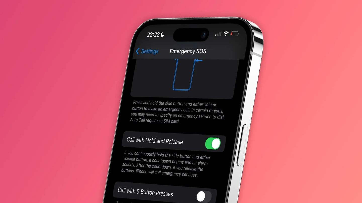 iOS 16.3 Beta 2 调整 “SOS 紧急联络”功能触发方式：减少误触