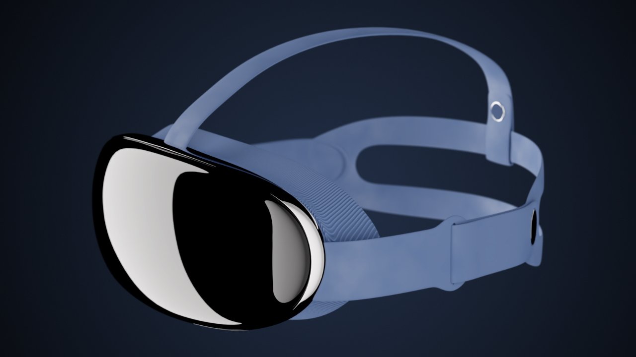 Render of potential Apple headset