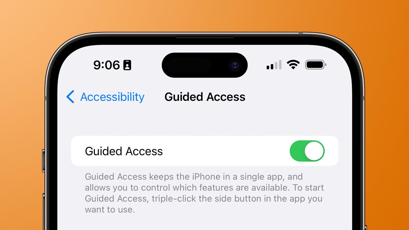 Activating Guided Access will lock your device to a single app