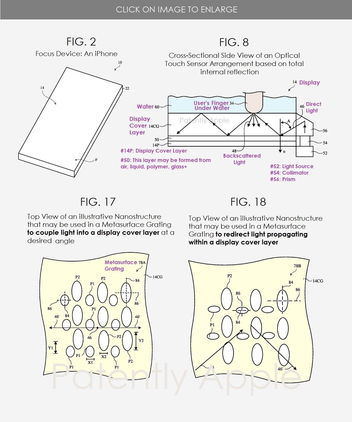 苹果新专利：可在水下操控 iPhone 屏幕