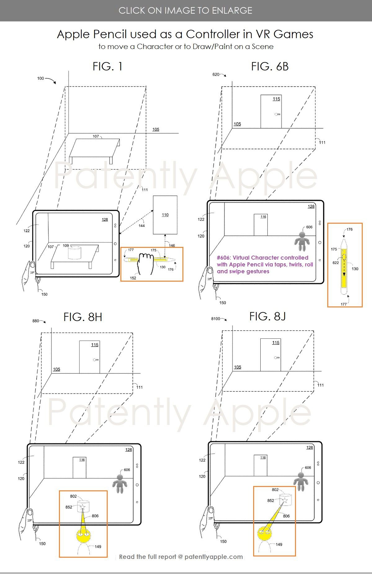 苹果新专利：Apple Pencil 支持充当 VR 游戏控制器