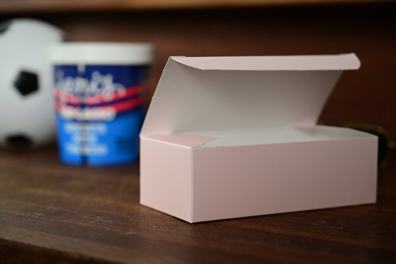 Ted Lasso's iconic pink biscuit boxes