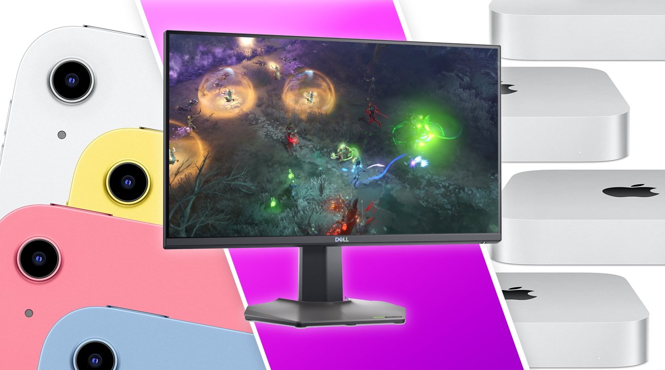 Deals on Saturday include a Mac mini, the iPad, and a Dell monitor. 