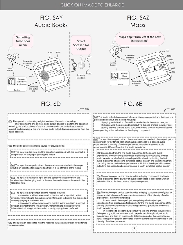 苹果新专利：AirPods 耳机充电盒配有触控屏，可控制音乐播放