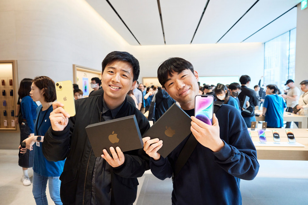 韩国第 5 家 Apple Store 正式开业，苹果分享开业盛况