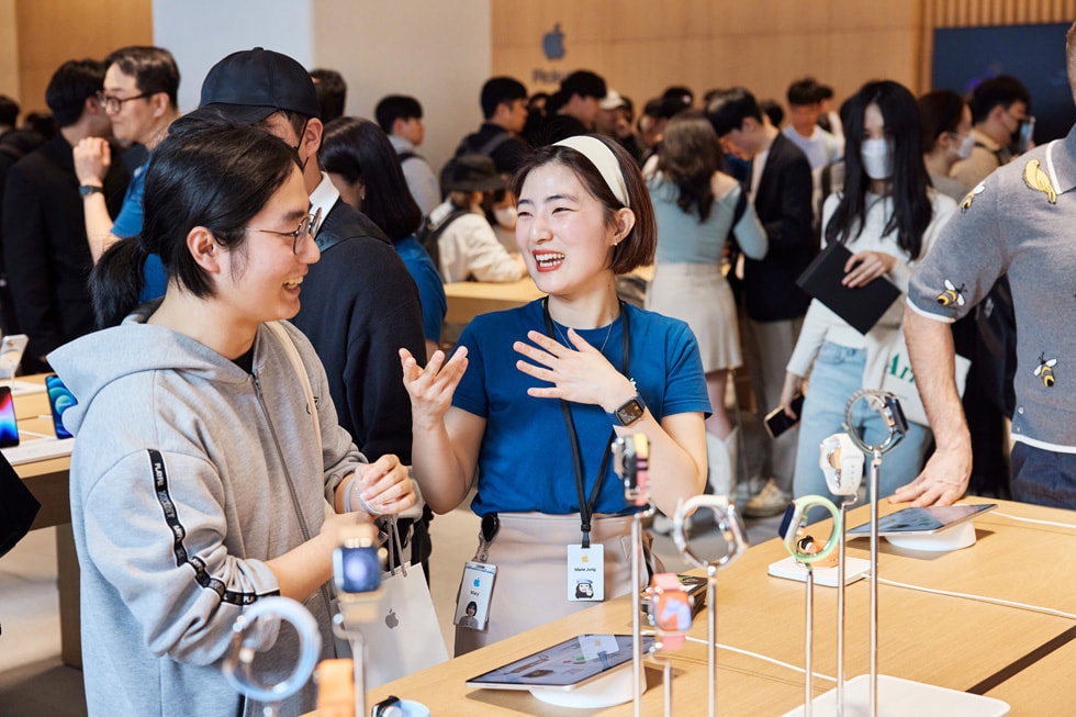 韩国第 5 家 Apple Store 正式开业，苹果分享开业盛况