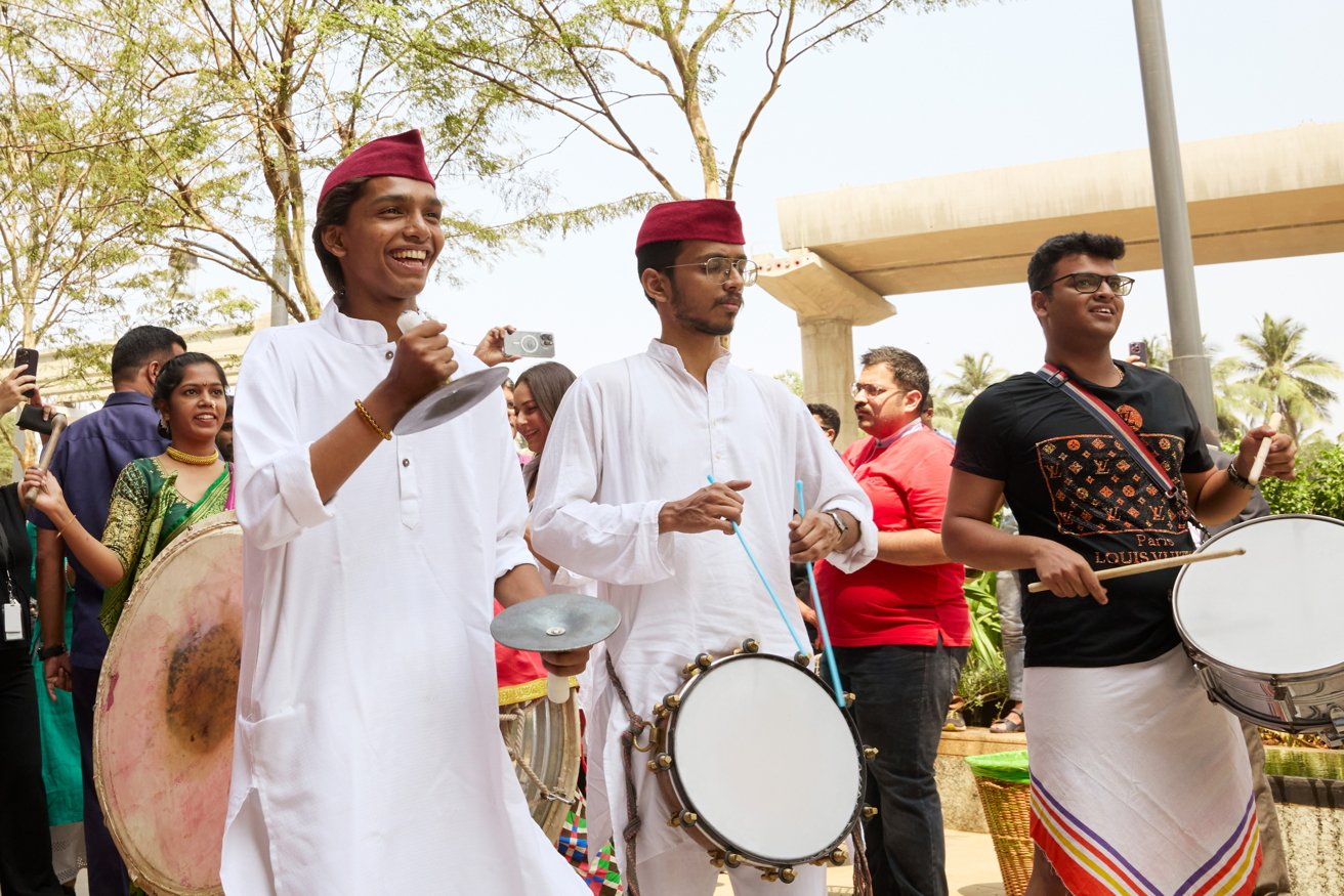 A local band performed for the opening day