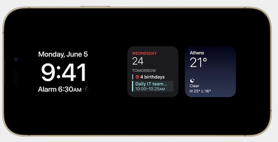 apple ios 17 smart display mode 1