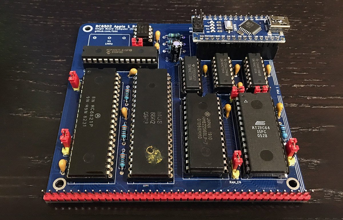 Assembled RC6502 computer.