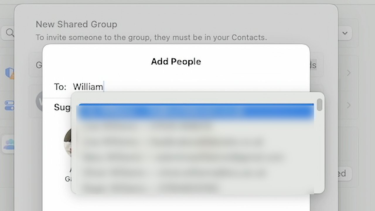 You can add anyone already in your Contacts —  and who has an iPhone or Mac