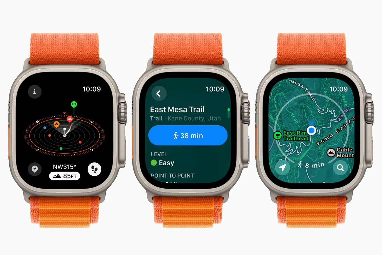 watchOS 10 hiking changes