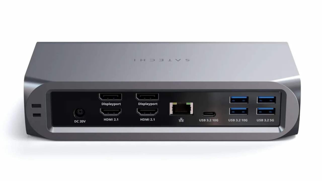 So many ports in Satechi's Thunderbolt 4 Multimedia Pro dock