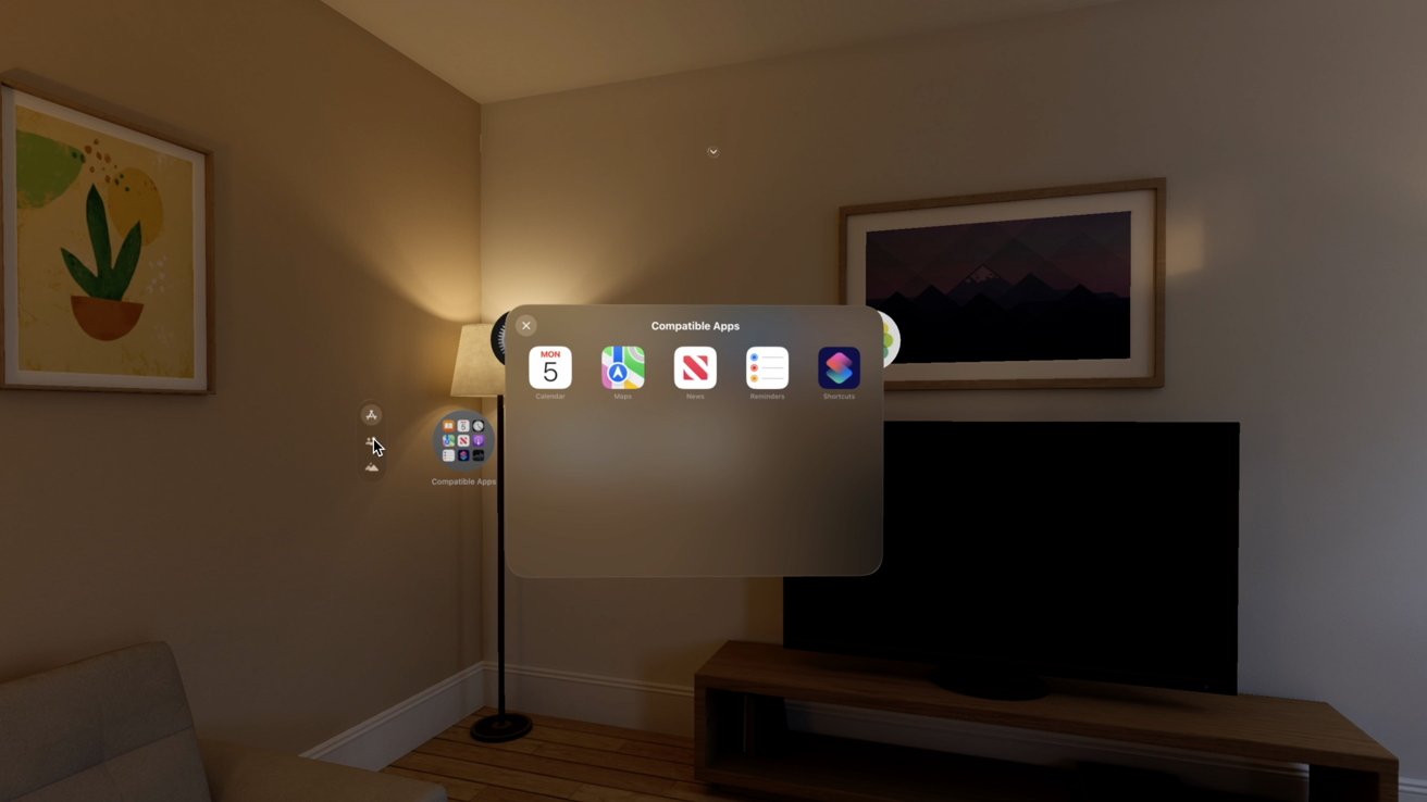 Compatible apps for visionOS