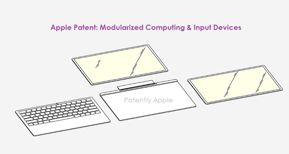 苹果新专利：采用模块化可拆卸设计的 MacBook，满足不同场景需求