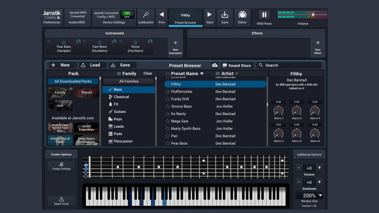 Jamstik Creator app