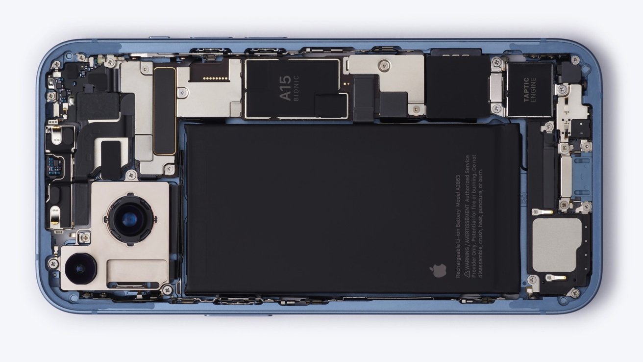 An iPhone's internals