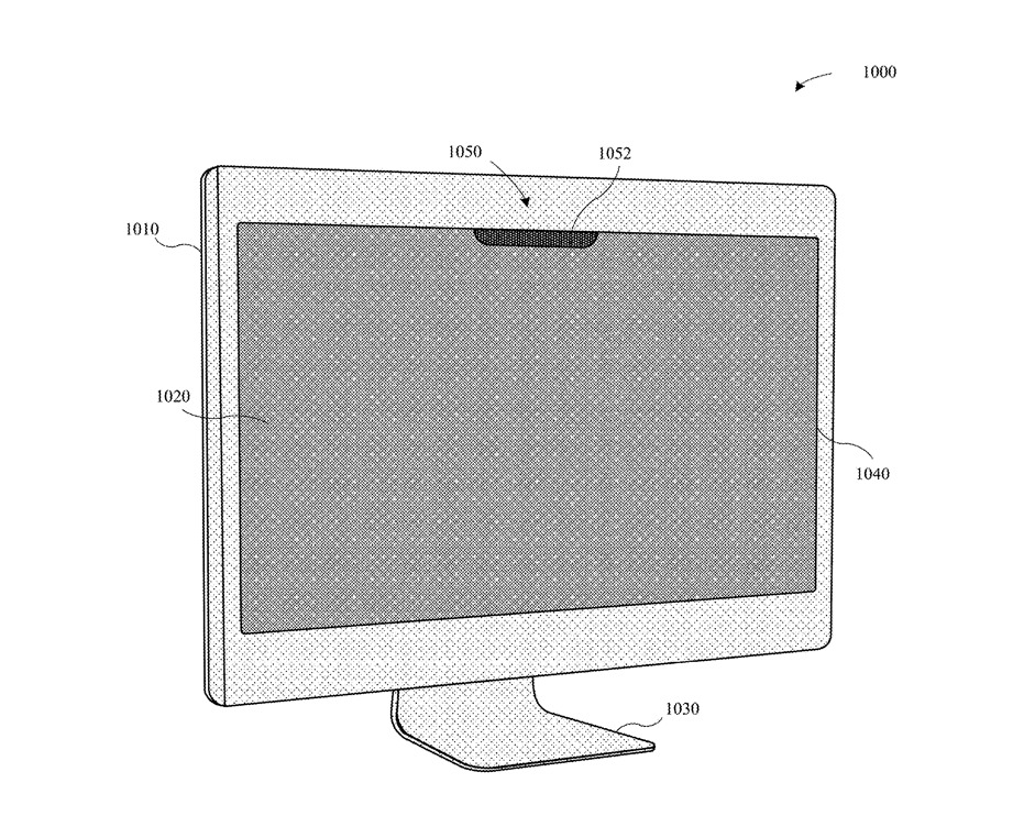 The familiar iMac screen gets a proposed notch