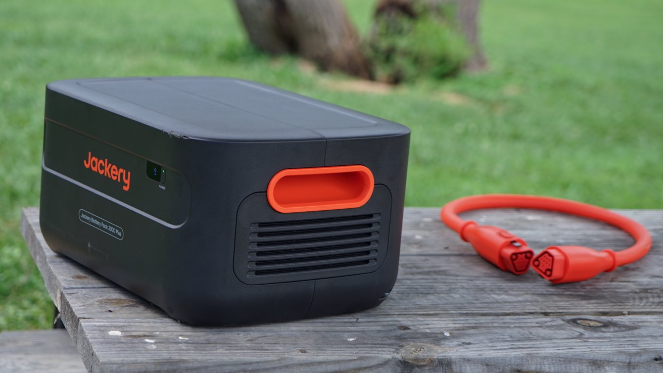 The Jackery Battery Expansion 2000 Plus has solar panel connectors