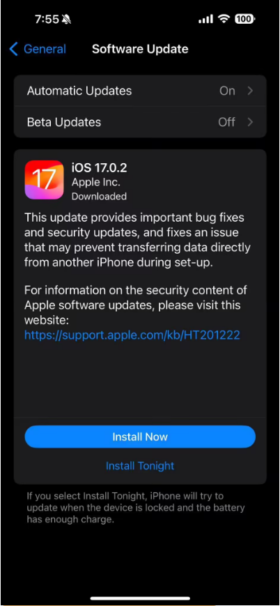 iOS 17.0.2 修复了什么问题？iOS 17.0.2适用机型有哪些？