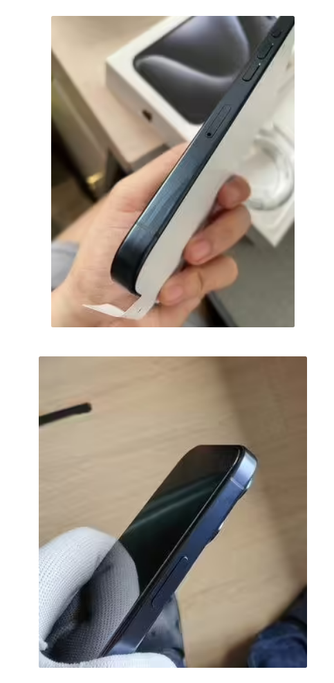 用户反馈：苹果 iPhone 15 Pro 开箱就存在掉漆等问题