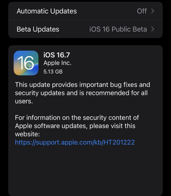 iOS 16.7RC版升级_iOS 16.7 RC版一键刷机教程