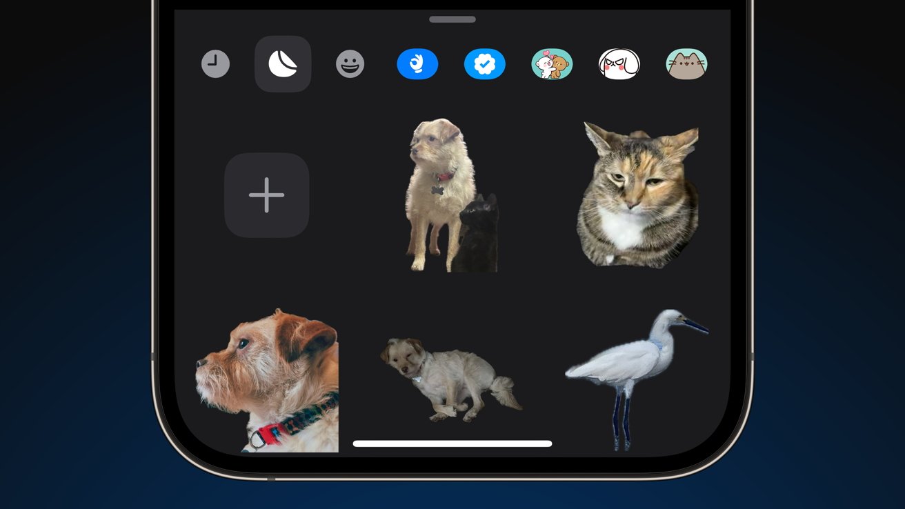 Create custom iMessage stickers from photos