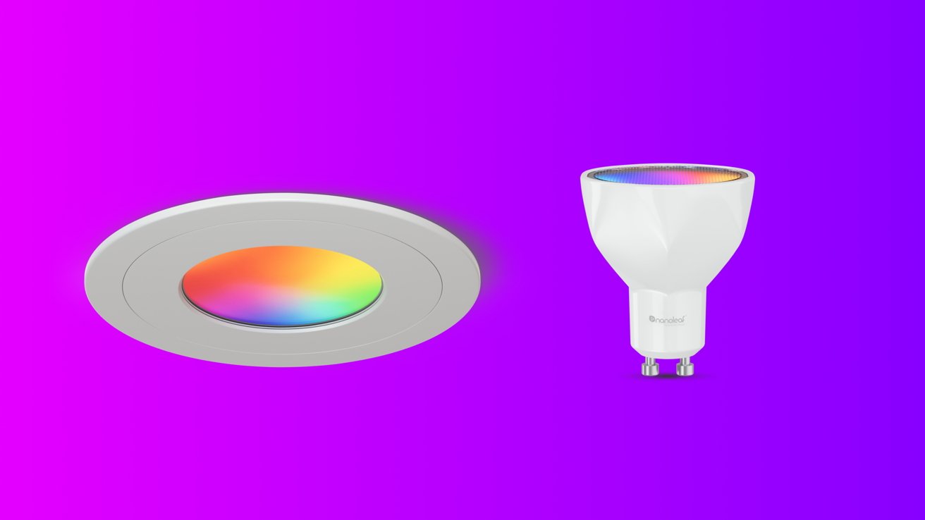 Nanoleaf Essentials downlight and GU10