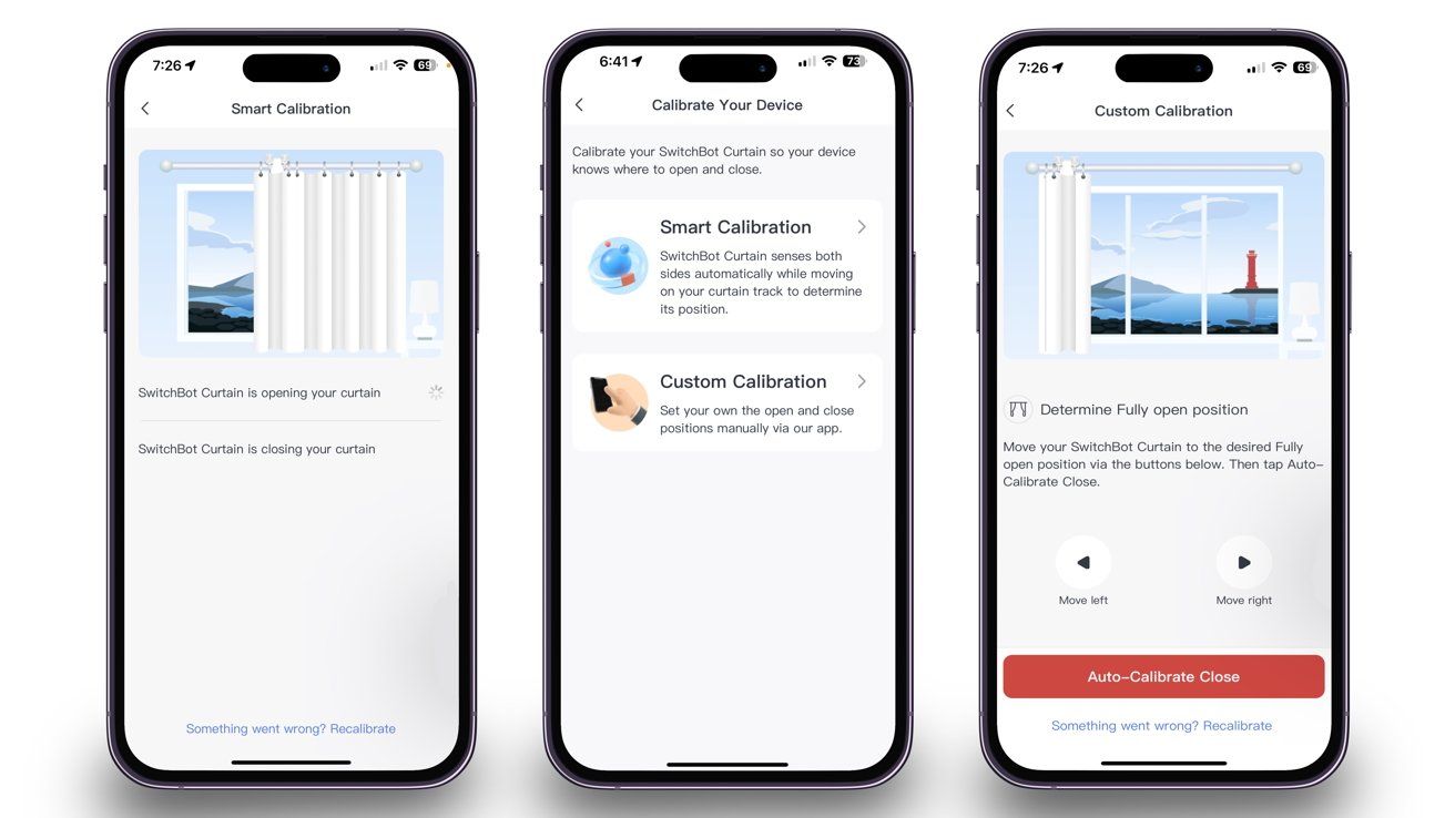 SwitchBot Curtain 3 review: Calibration setup