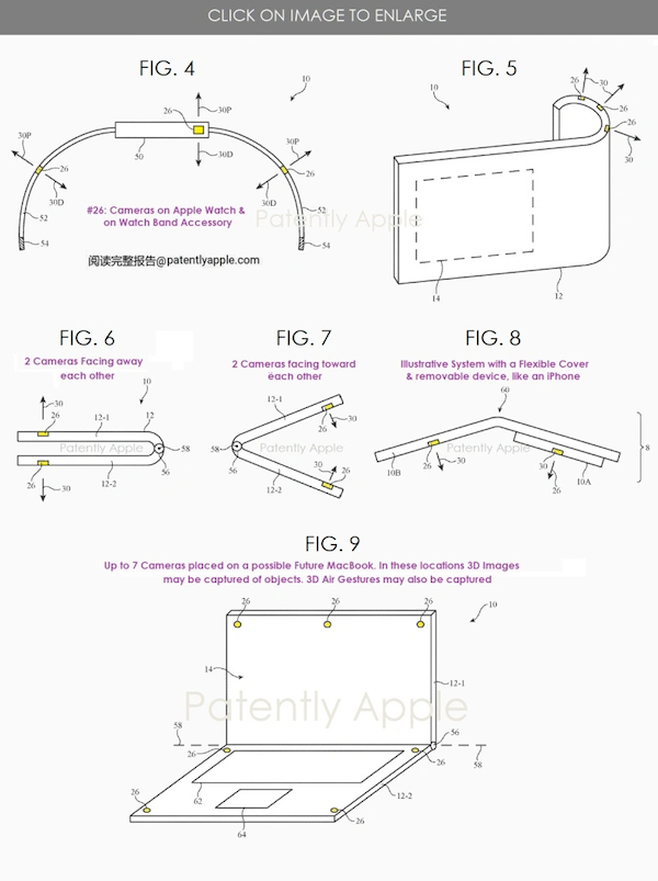 苹果新专利：适用于折叠设备和 MacBook 的摄像头系统